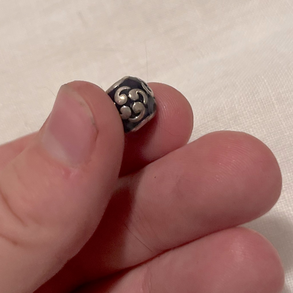 Purple And Silver Pandora Charm 25$